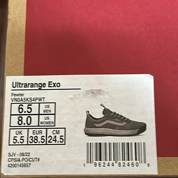 Vans Ultrarange Exo Pewter ultracush men’s size 6.5 or women’s size 8 - Picture 8 of 11